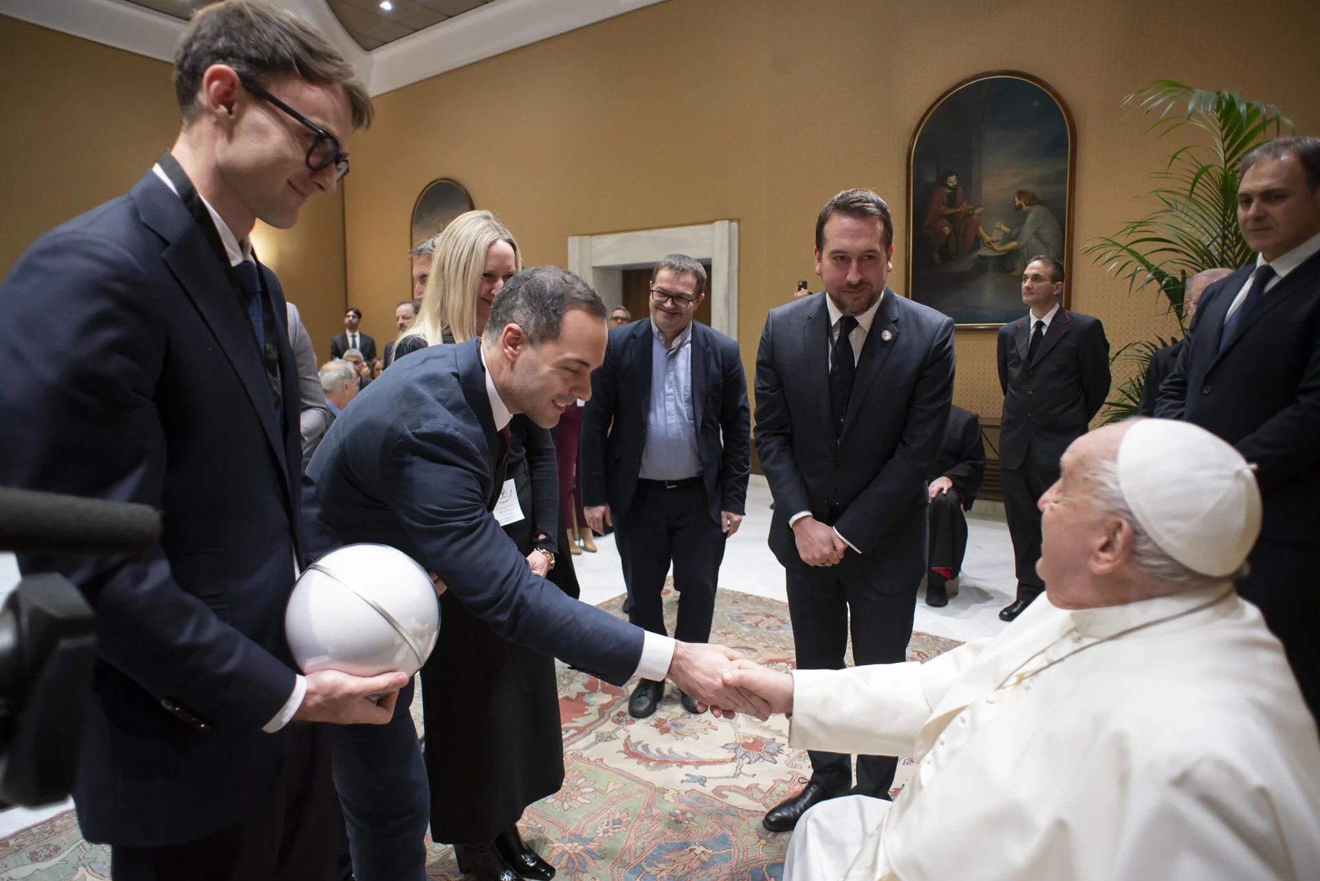 Meeting with Pope Francis — December 2024 — photograph 2